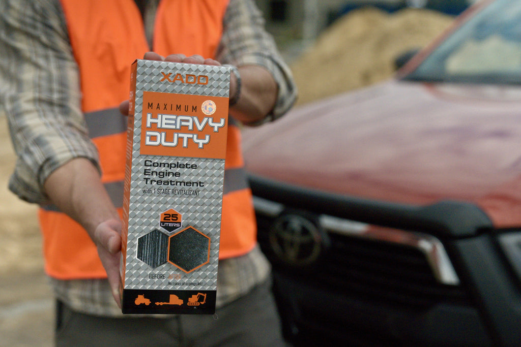 XADO 1 Stage Maximum Heavy Duty – Metal Conditioner for Medium to Heavy-Duty Engines | 10-25 Qt.